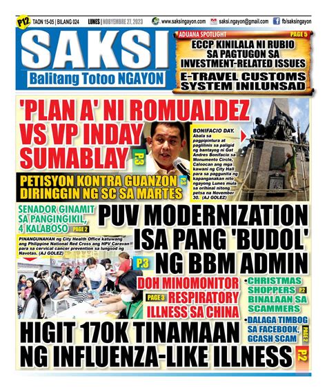 Saksi Ngayon .